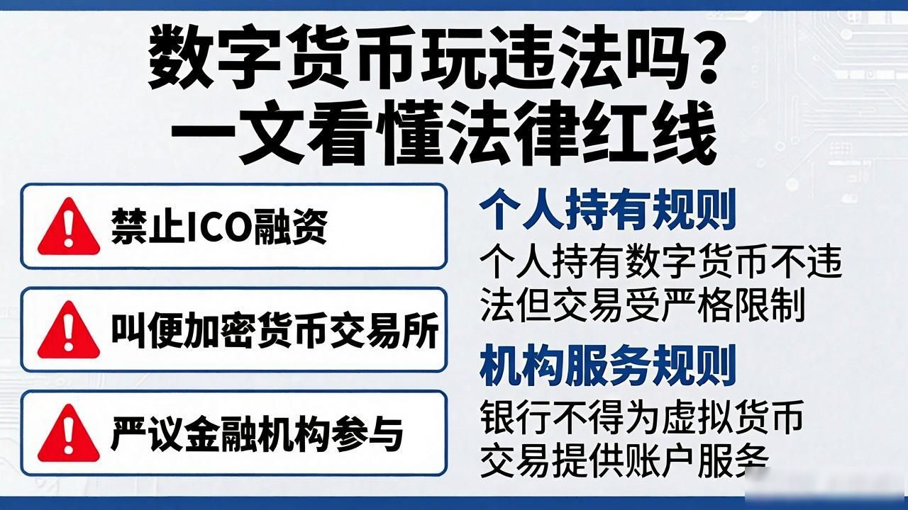 数字货币玩违法吗？一文看懂法律红线
