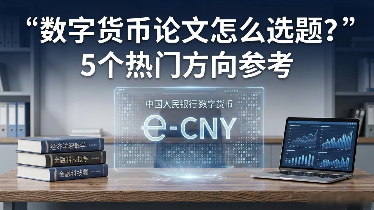 数字货币论文怎么选题？5个热门方向参考
