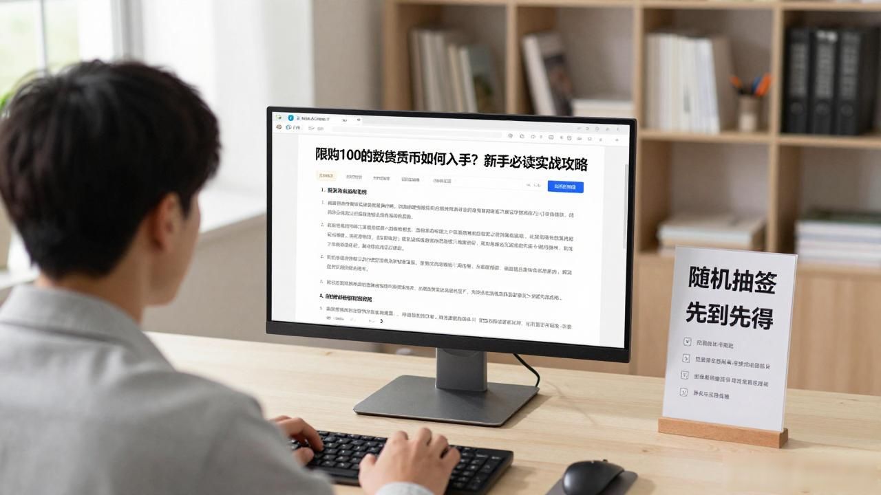 限购100的数字货币如何入手？新手必读实战攻略