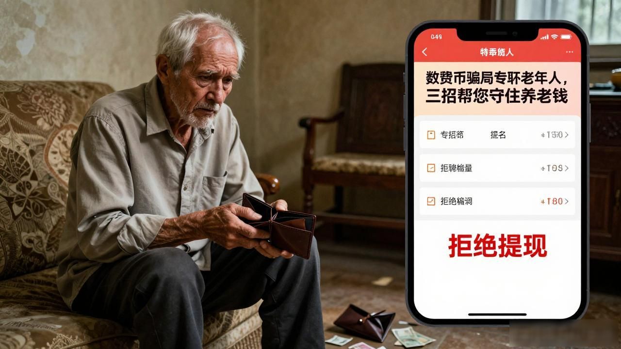 数字货币骗局专盯老年人，三招帮您守住养老钱