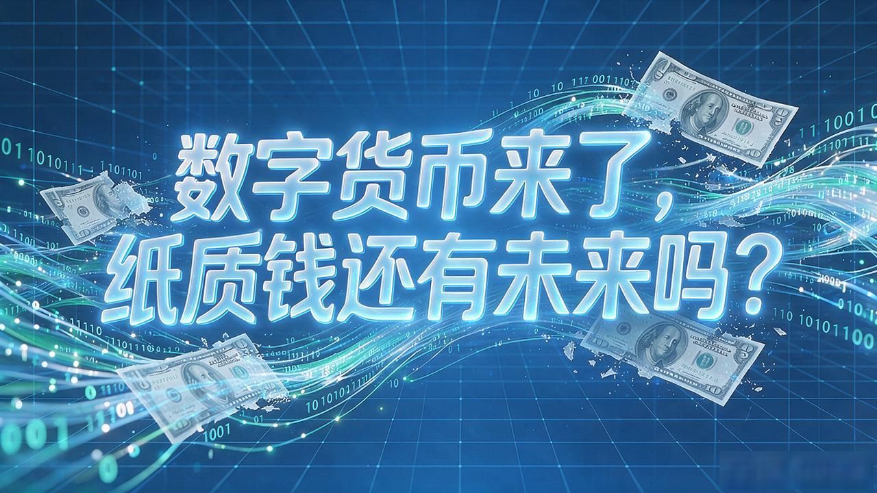 数字货币来了，纸质钱还有未来吗？